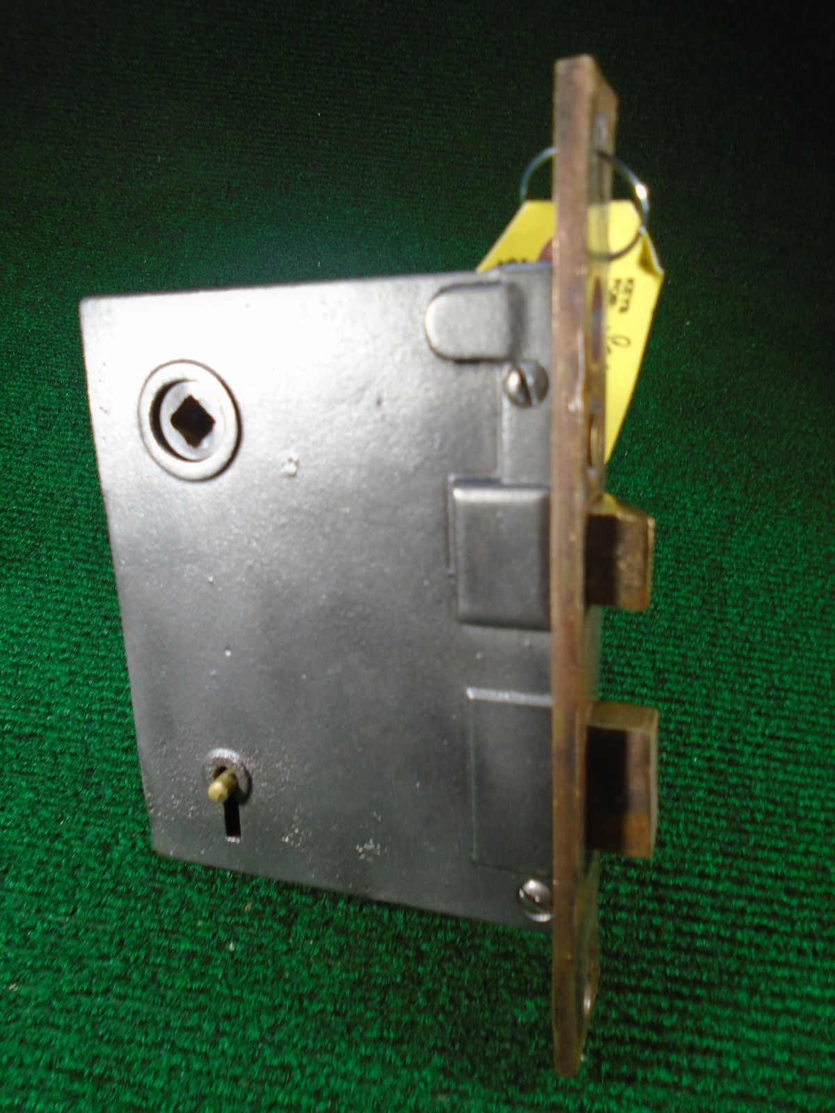 REMANUFACTURED SARGENT 6344 PUSH BUTTON MORTISE LOCK 2 7/8″ BS, w/KEY (12238)