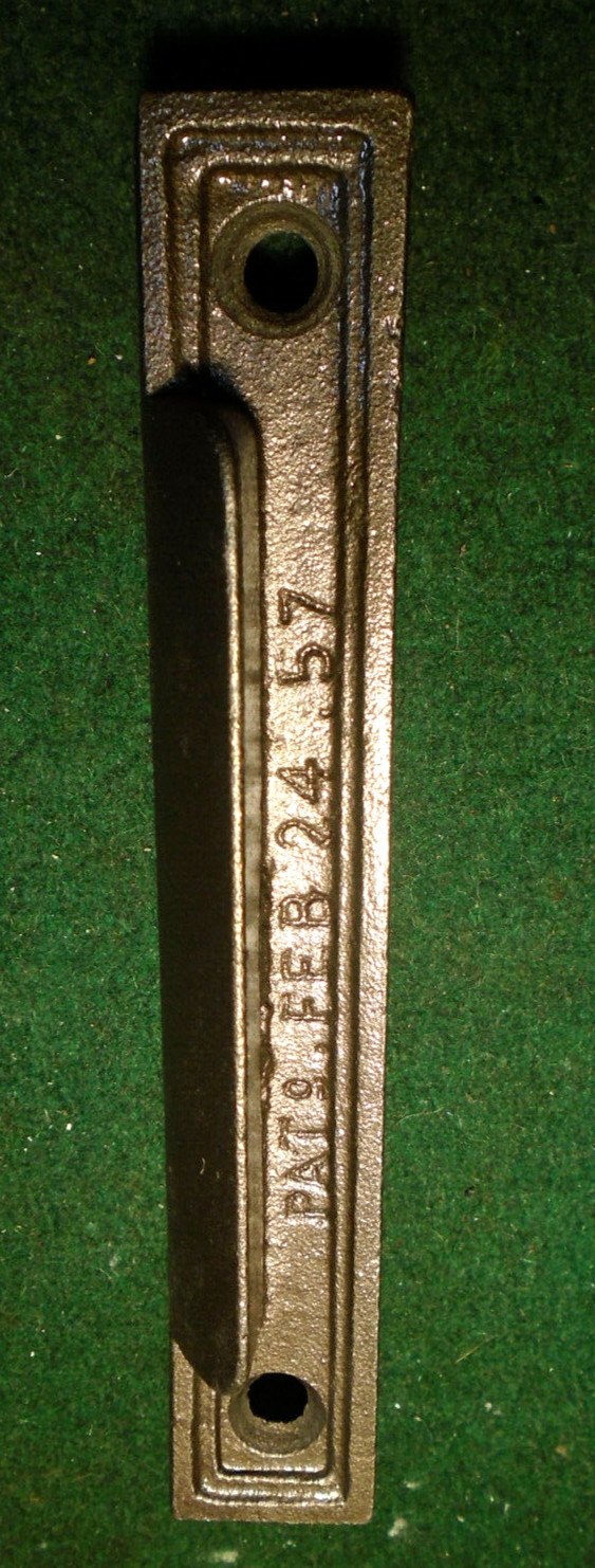 5 7/8″ FLANGED KEEPER for ADAMS McKEE 1857 RIM LOCKS – REPRODUCTION – (33183)
