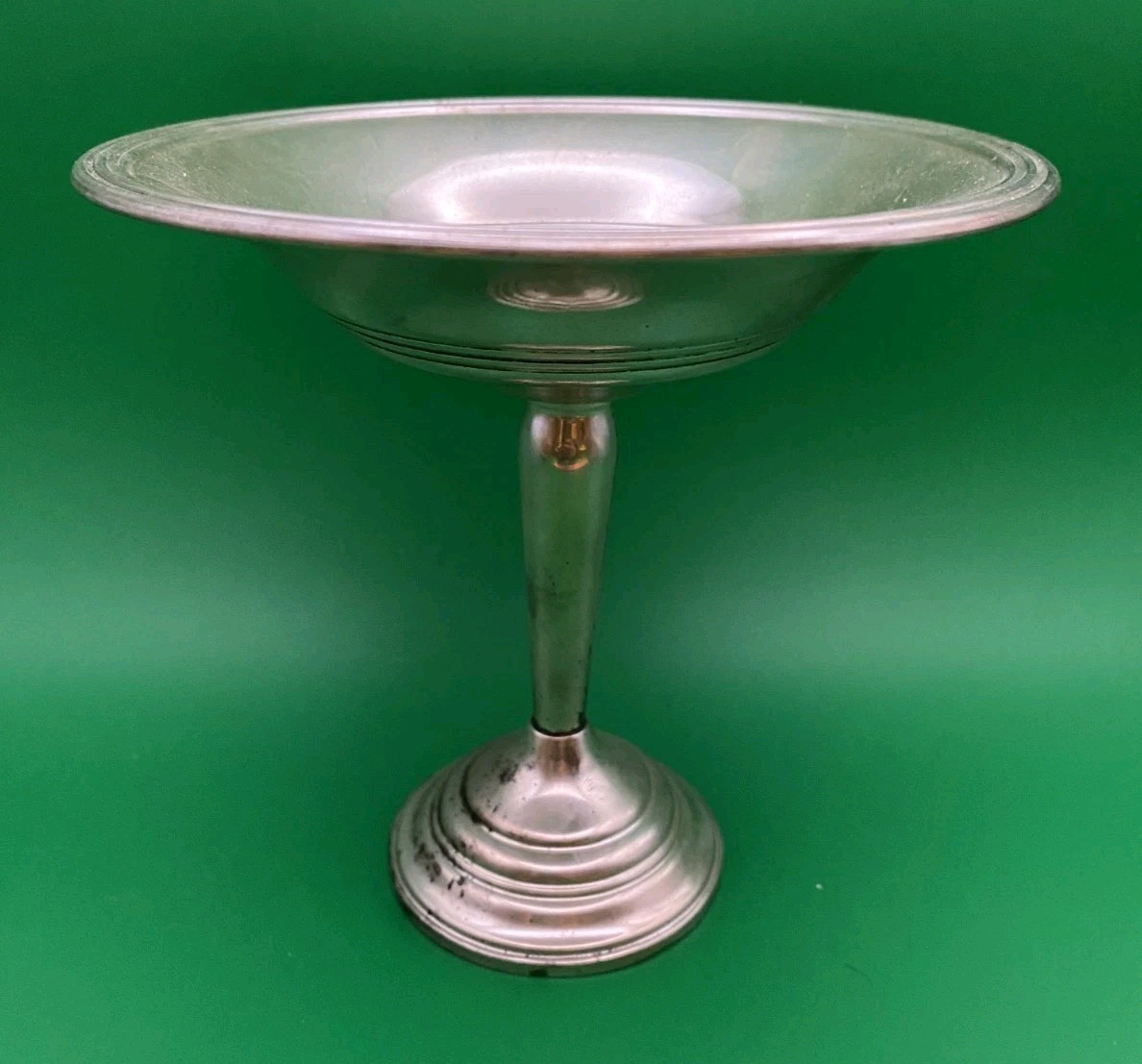 Vintage Preisner Sterling Silver Weighted Pedestal Compote Candy Dish 185 925