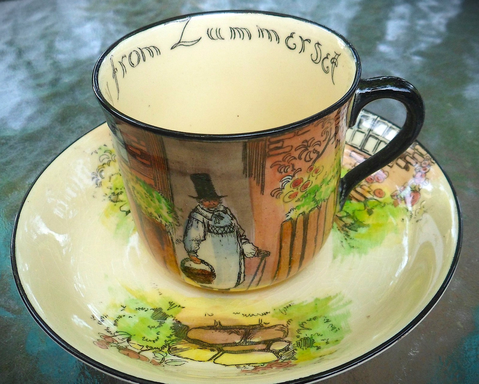 Vintage Antique Royal Doulton “GAFFERS” Ware Cup and Saucer