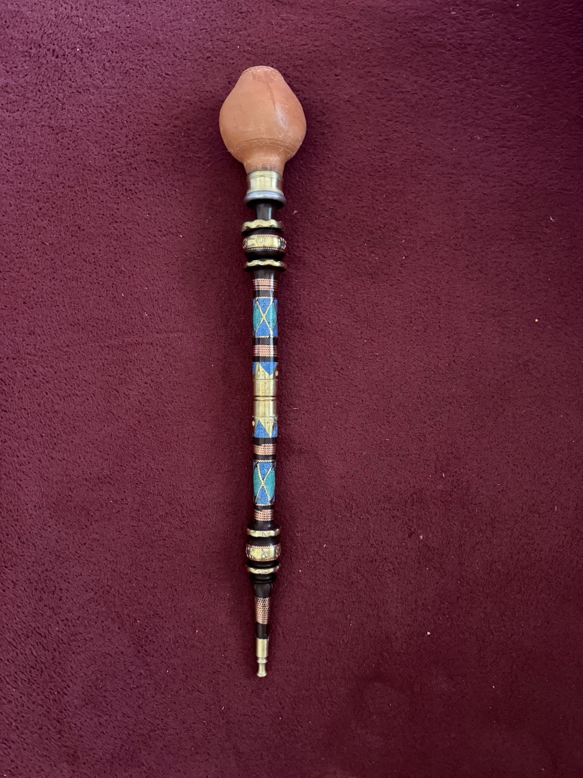 Vafoor Hard Wood Hand Made Pipe Collectors Item Decoration With History