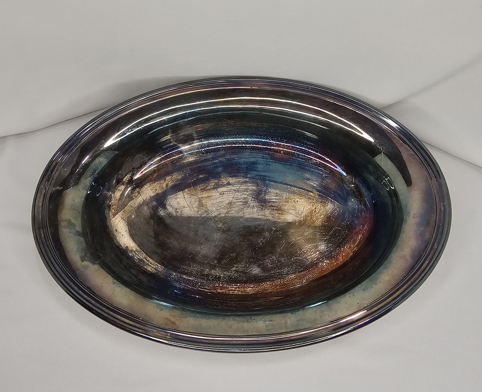 Vintage Gorham EP Silver Oval Dish YC426-4 11.25″ Silverplate Serving Bowl