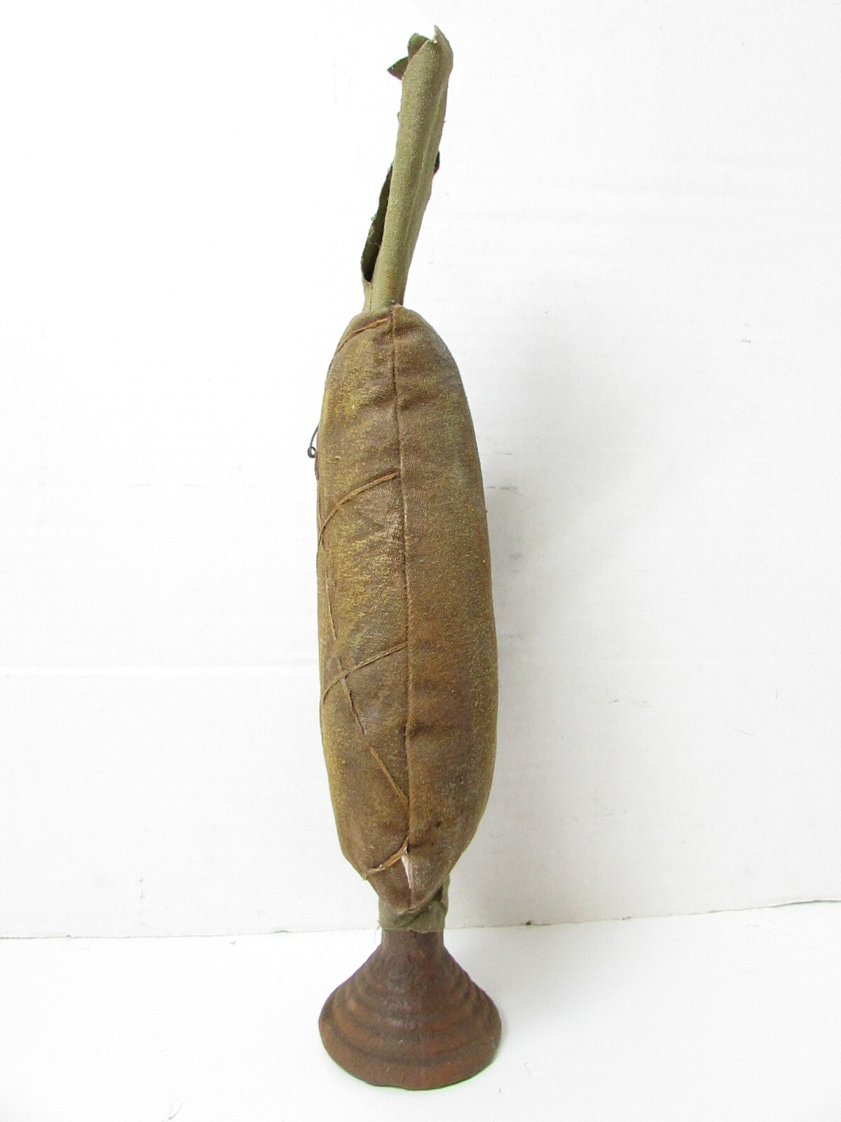 Primitive Pineapple Decoration Cast Stand Home Office Work Picture Holder Rustic