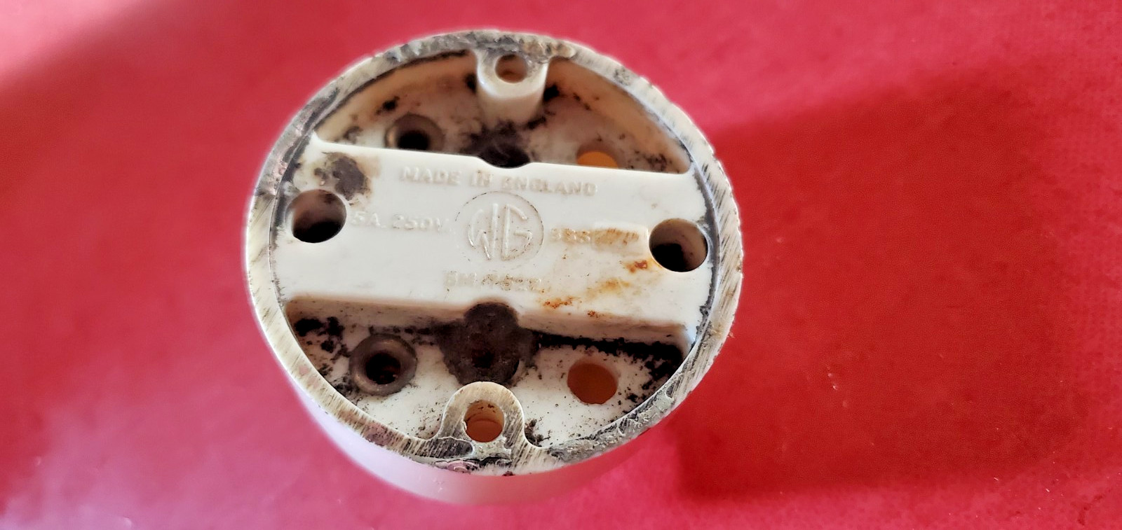 Vintage 1930s WG White Dolly Light Switch