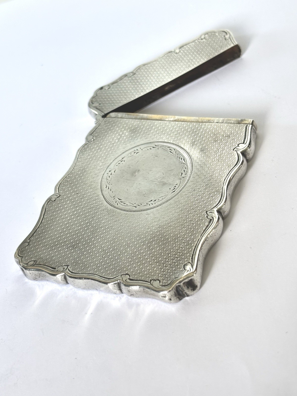 Victorian Silver Calling Card Case GEORGE UNITE Birmingham 1895