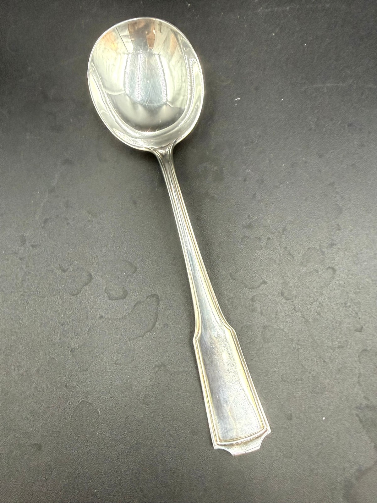 AMERICAN CHIPPENDALE BY FRANK SMITH STERLING SILVER GUMBO SOUP SPOON 7 INCHES