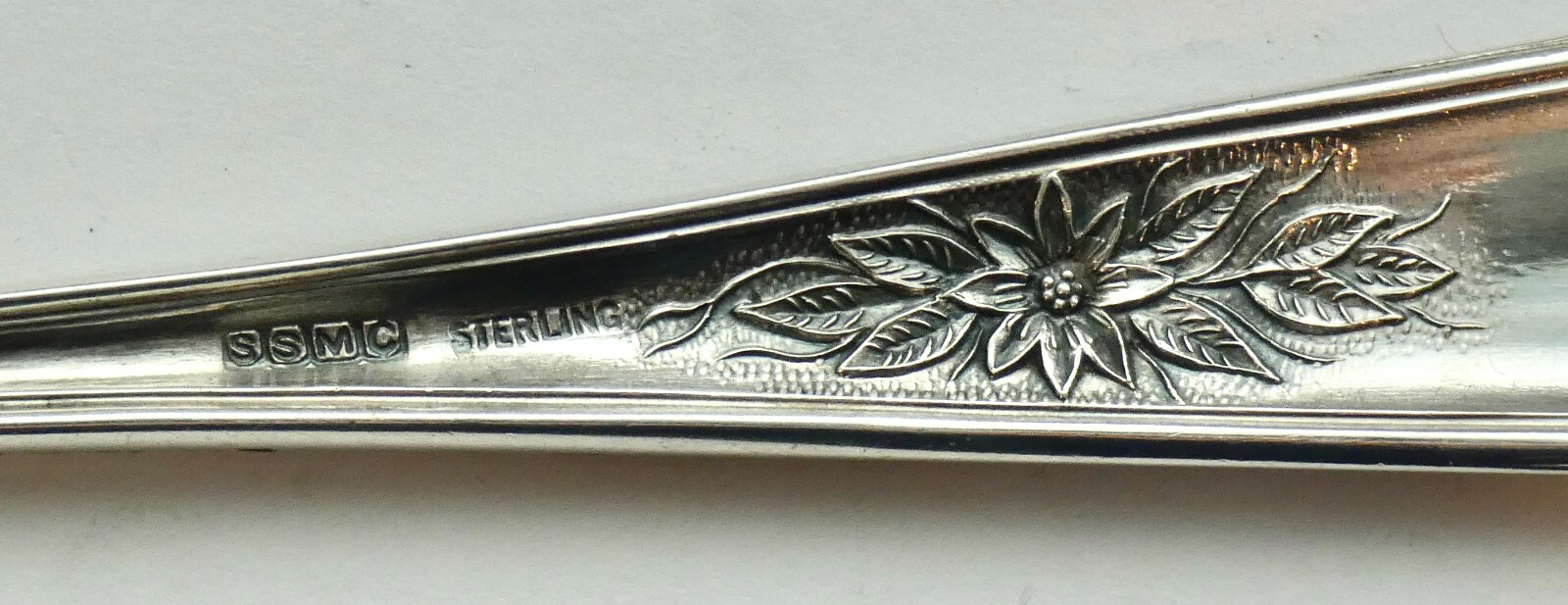 SSMC Sterling Silver Pierced Tomato Server 1900 Carpathia Pattern 7 3/8″
