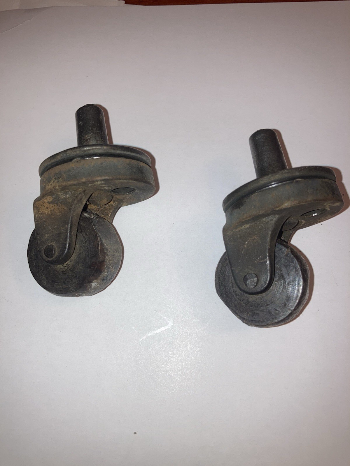 Antique Wooden Wheel Furniture Casters Set of 4