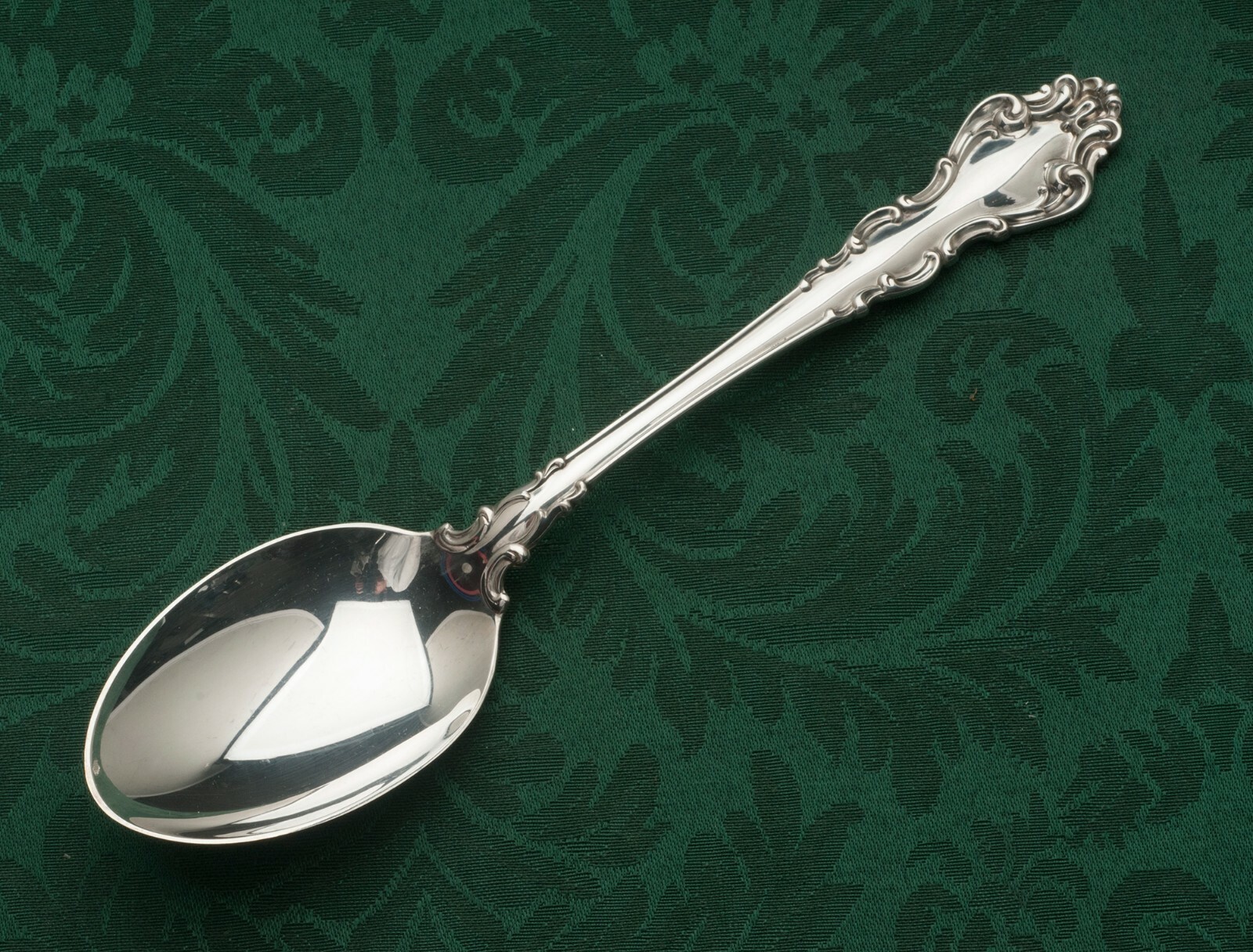 Spanish Baroque by Reed & Barton Sterling Silver Serving Spoon 8.5″, gently used