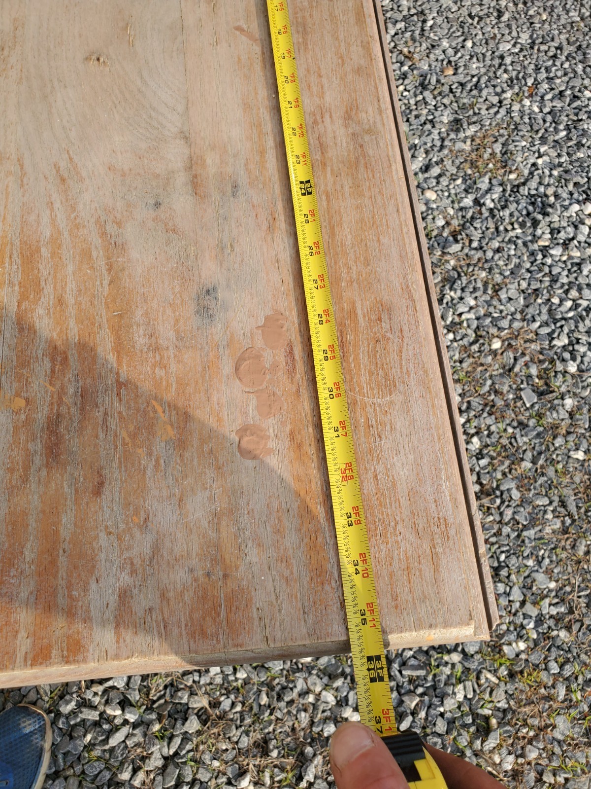 1930s Antique Drop Leaf Kitchen Table Solid Wood Gray Washed 36″ x 36″