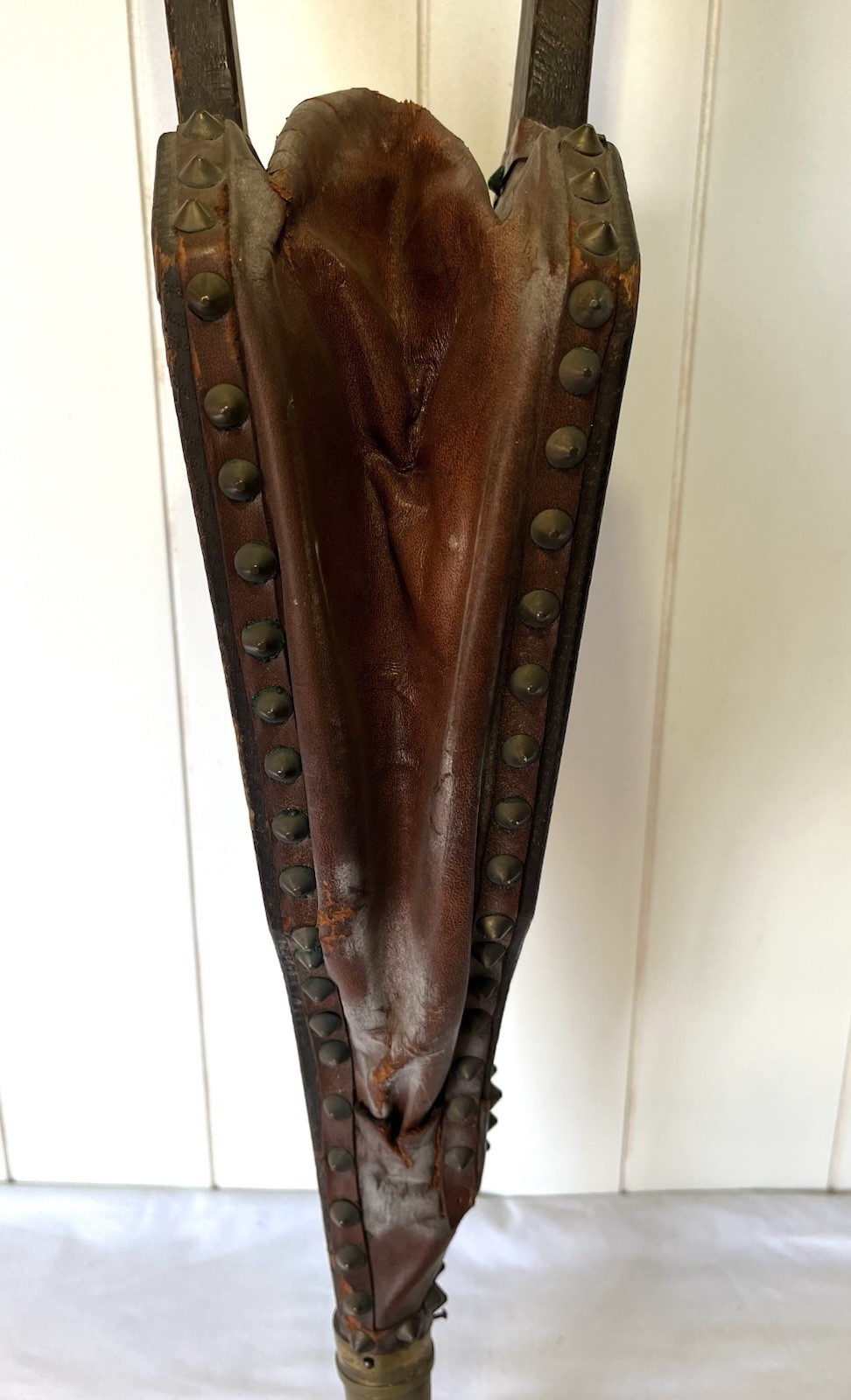 Antique Victorian Fireplace Bellows – Warwick Castle Motif, Circa 1800’s