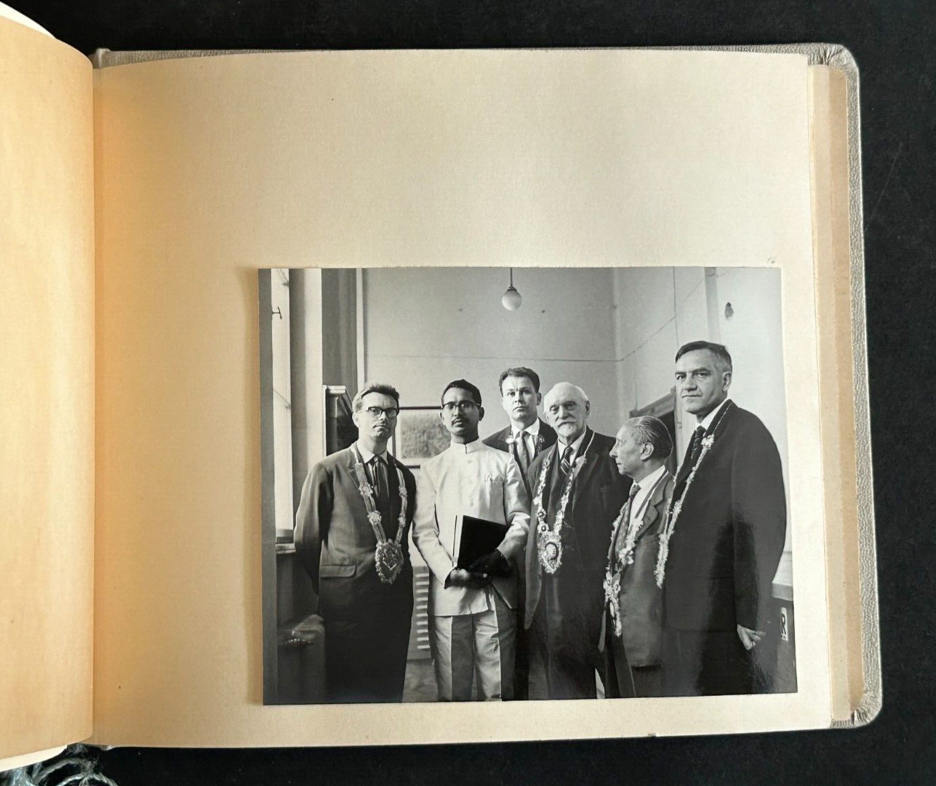 OLD VINTAGE 1962 DAVIDU NAVINU SENOVI, BA, MA., BLACK AND WHITE PHOTO ALBUM