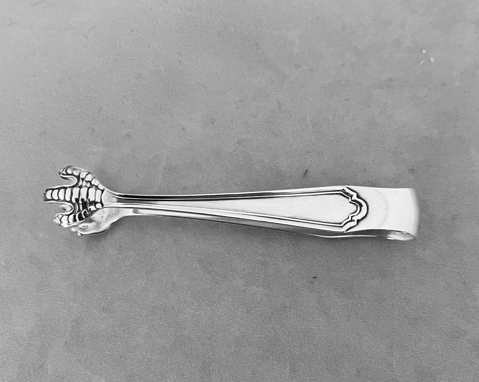 Sterling Silver Sugar Cube Tongs John Alden by Watson 3 3/4″