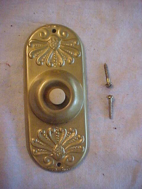 1 NOS / New Old Stock BRASS Door Bell GREAT Circa Early 1900