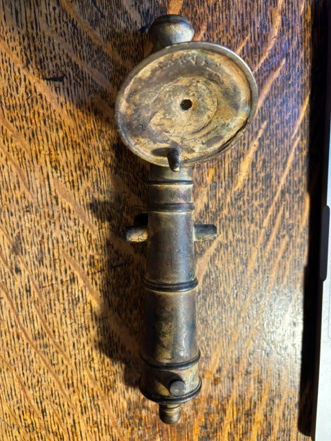 Harvin Solid Brass Cannon Door Knocker Nautical Military VTG 8 3/4” Maritime