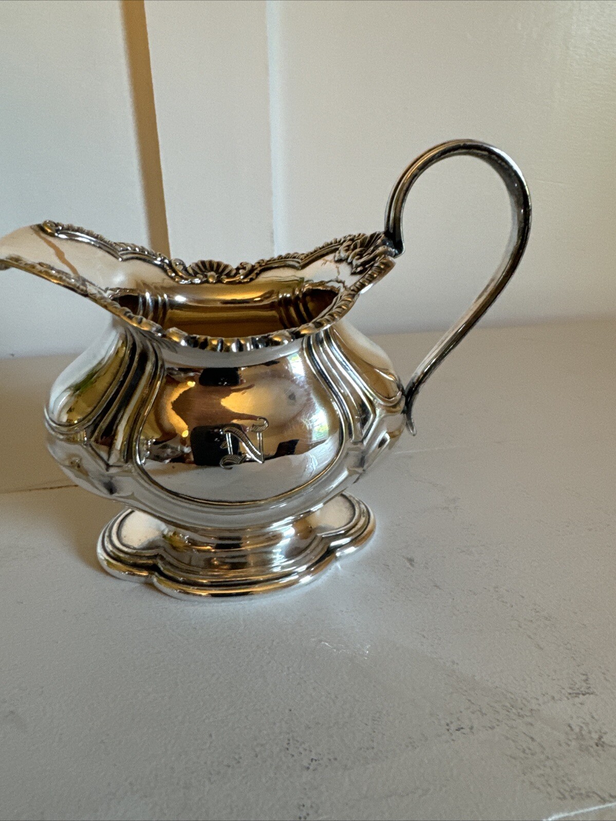 Lot Of 3 Vintage E.E.H Smith Co. Silver Handle Tea Pot w/Lid – Stamped, Creamer