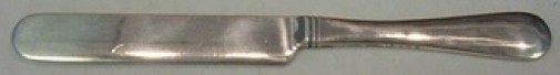 Old Maryland Plain by Kirk Sterling Silver Dessert Knife Flat Handle AS 6 1/8″