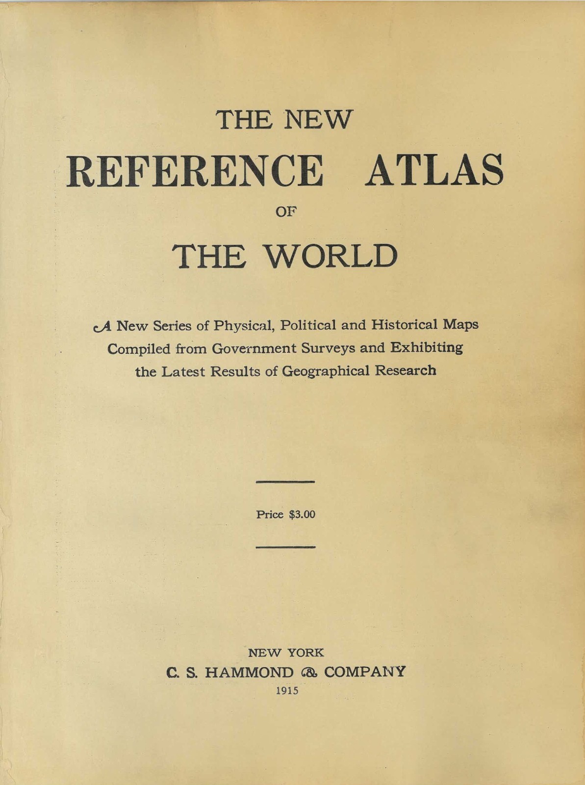 1915Map of CUBA fm 1915 New Reference Atlas SEE DESCRIP