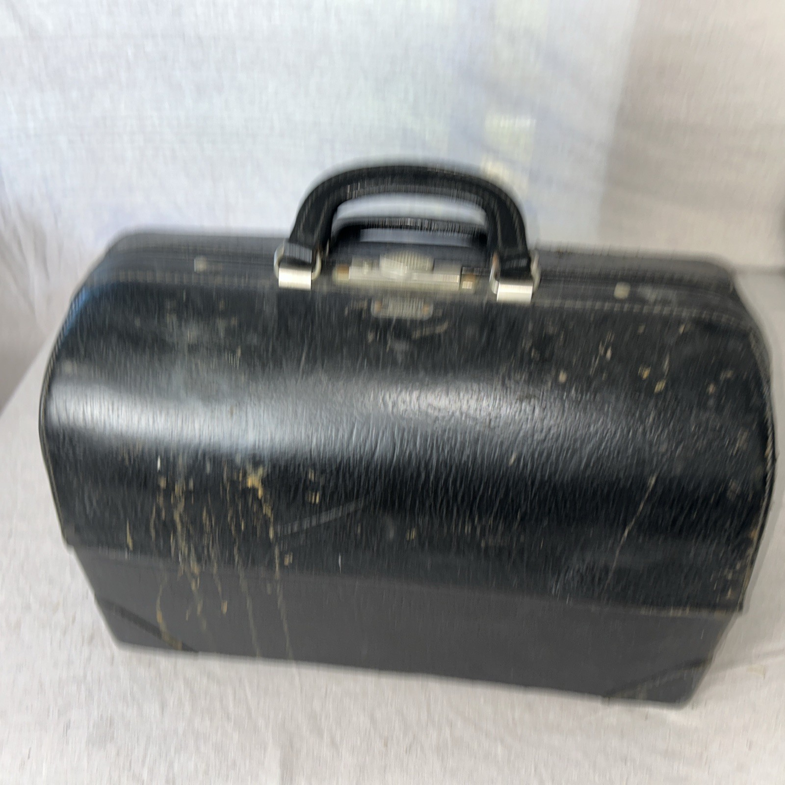 Vintage 1920s Emdee Schell Doctor Bag Top Grain Cowhide Mod.#5800-20 17