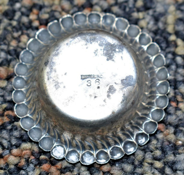 STERLING SILVER SALT CELLAR
