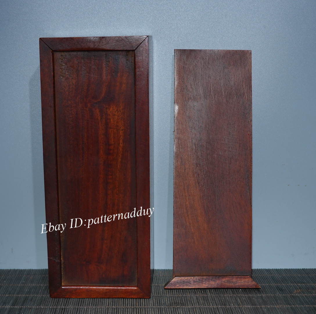 Craft of Inlaid Jewelry Box with Rosewood Colored Shells From The Old Collection