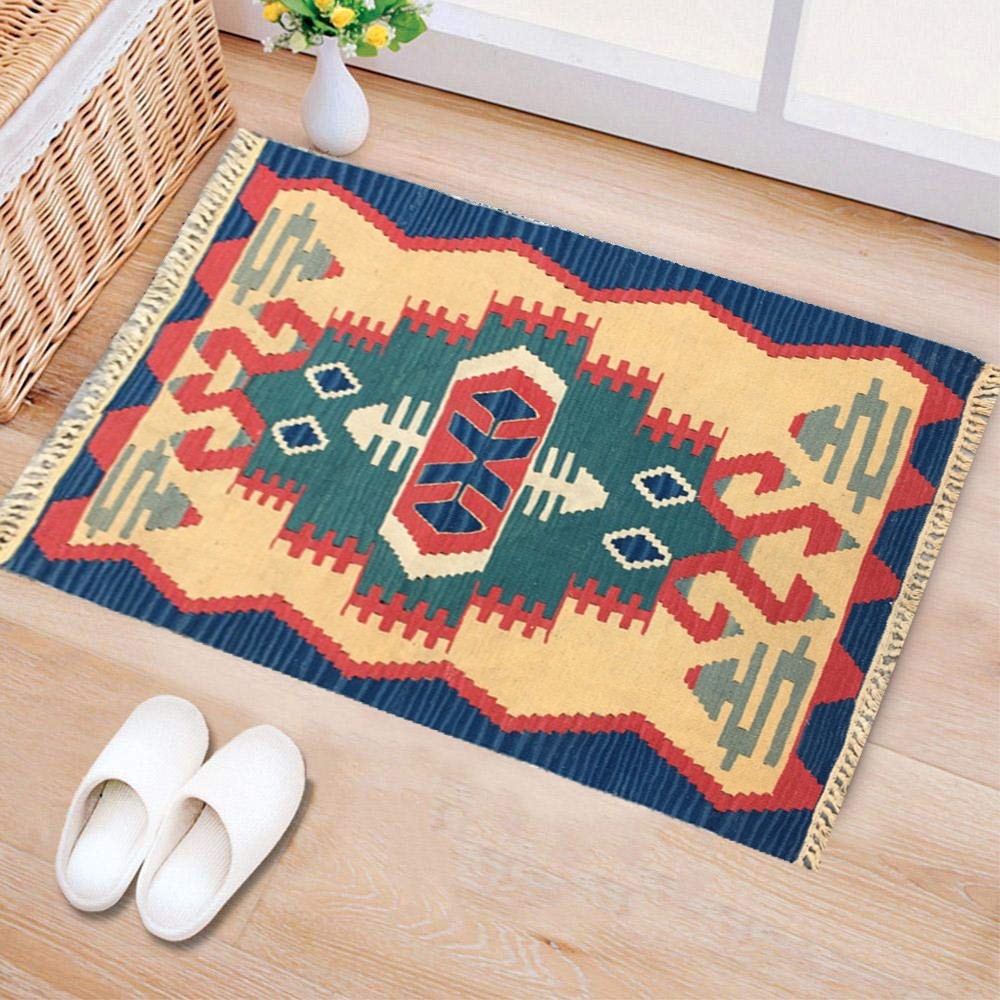 Vintage Turkish Anatolian Handmade Flatweave Kilim Area Rug 2×3 ft Free Ship