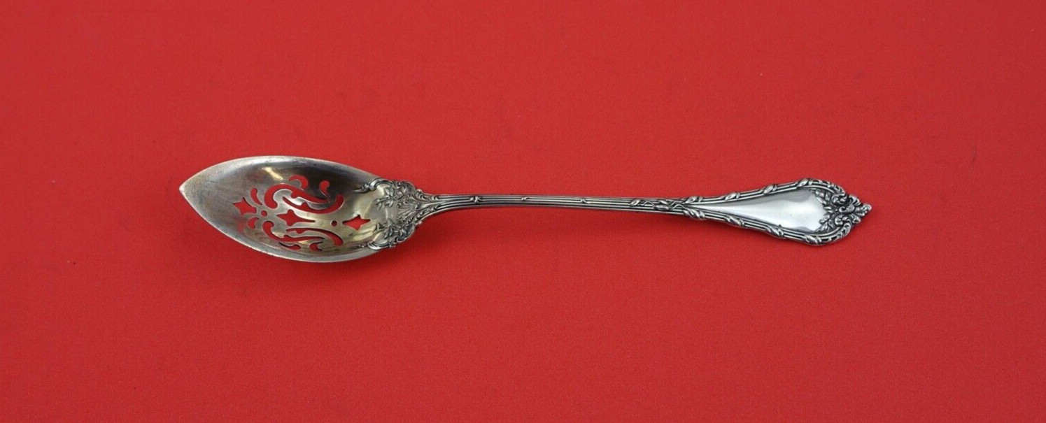 Madame Royale by Durgin Sterling Silver Olive Spoon original faint GW 6 1/4″