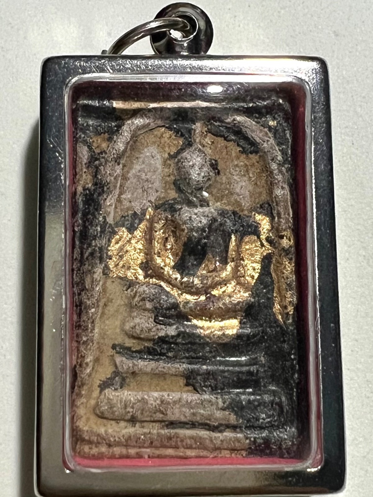 PHRA SOMDEJ LP RARE OLD THAI BUDDHA AMULET PENDANT MAGIC ANCIENT IDOL#560