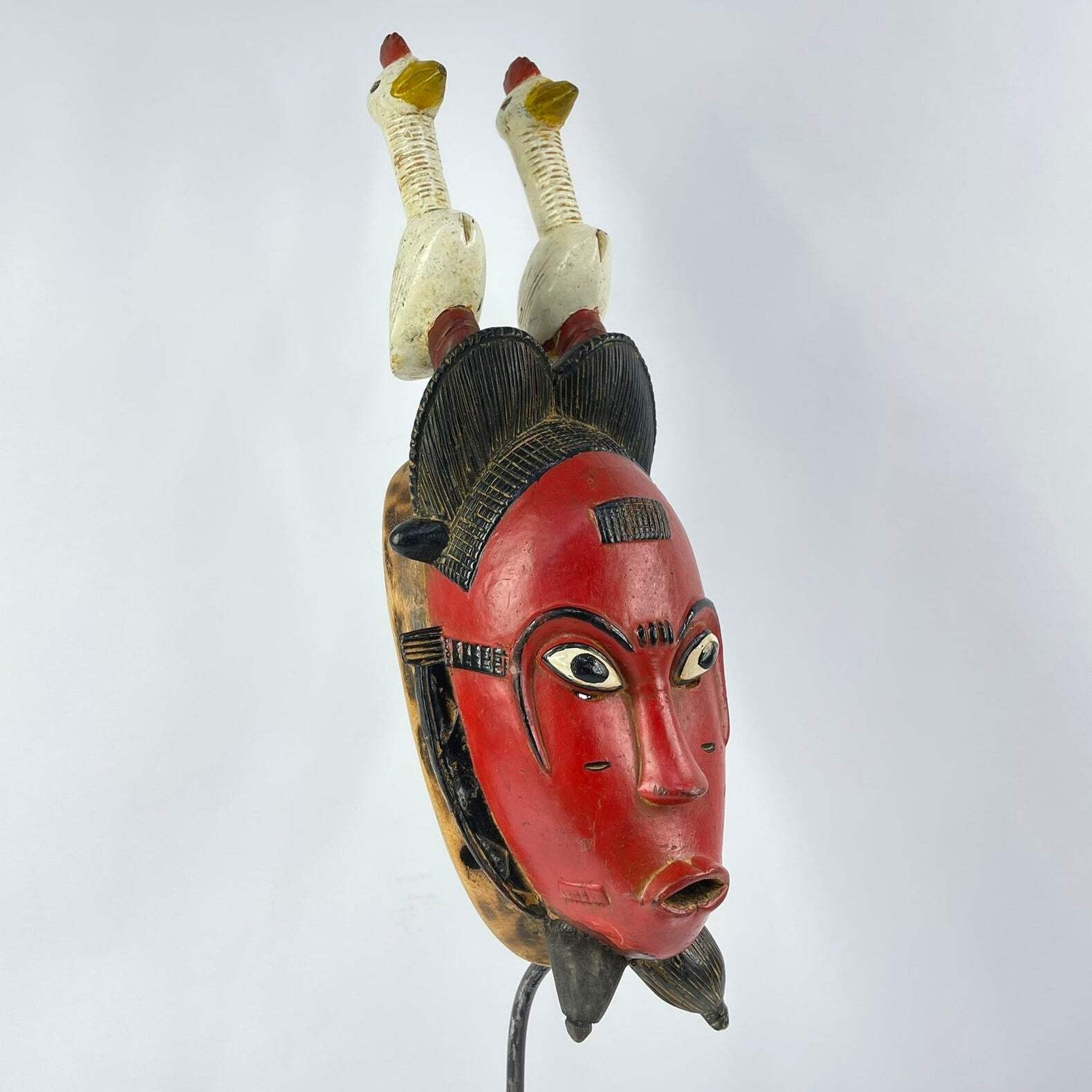 Guro House Mask with Figure Côte d’Ivoire