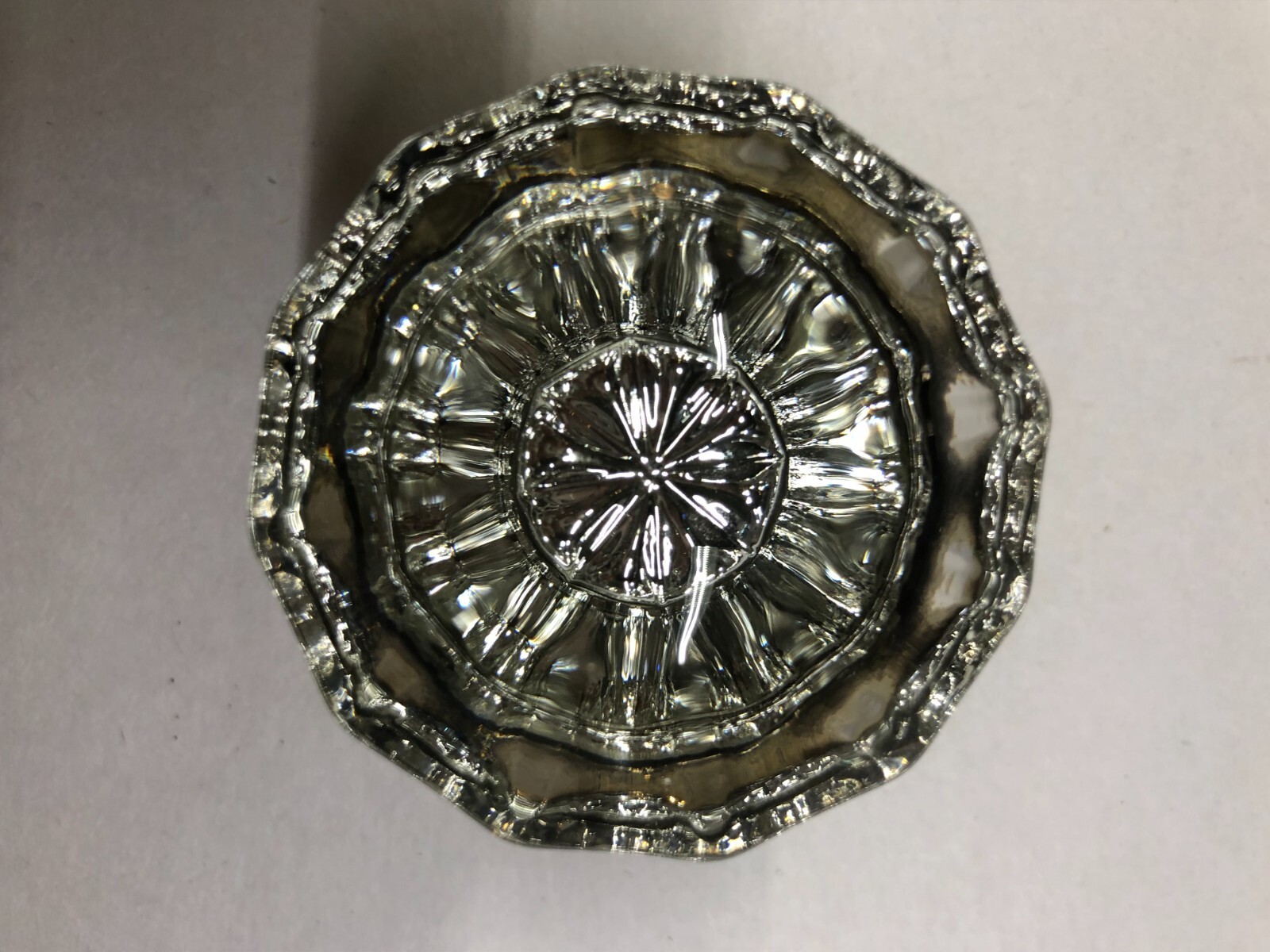 Doorknob Glass “RESTORED” Vintage “ONE” Set ~2″ 12 Point MANY AVAILABLE (M671)