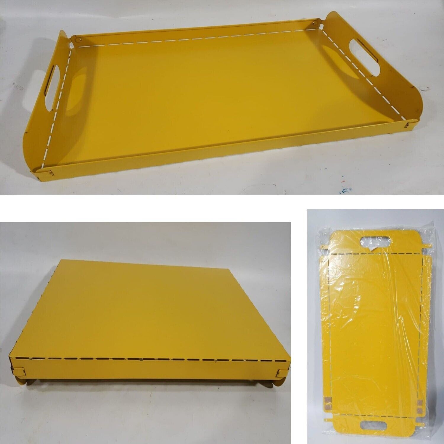 Rare Vintage Heavy Aluminum Garden Tool Tray Country Home Cottage 18″ X 12″
