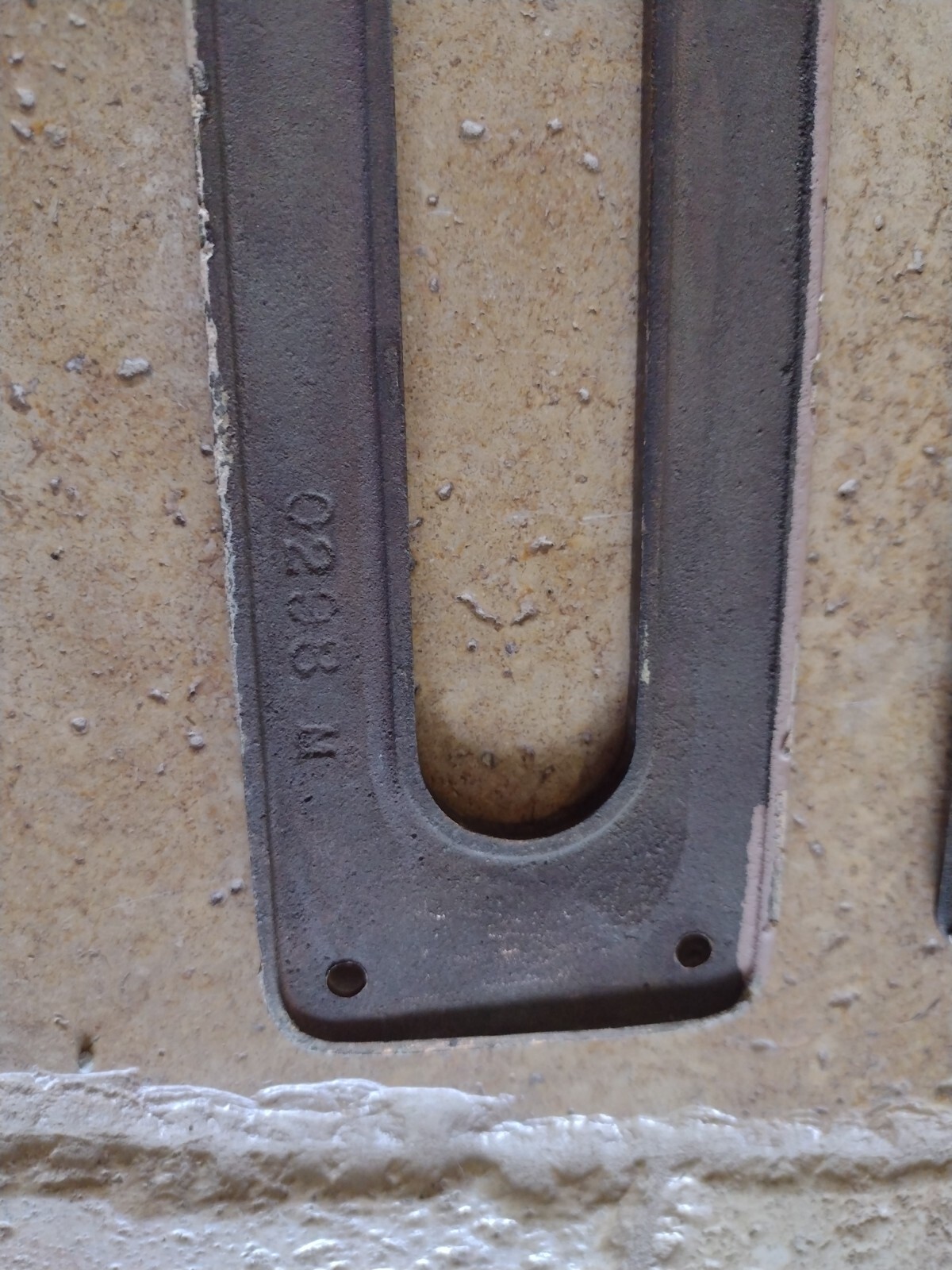 Vintage Sargent And Co. Brass Door Letter Slot Plate # 288M