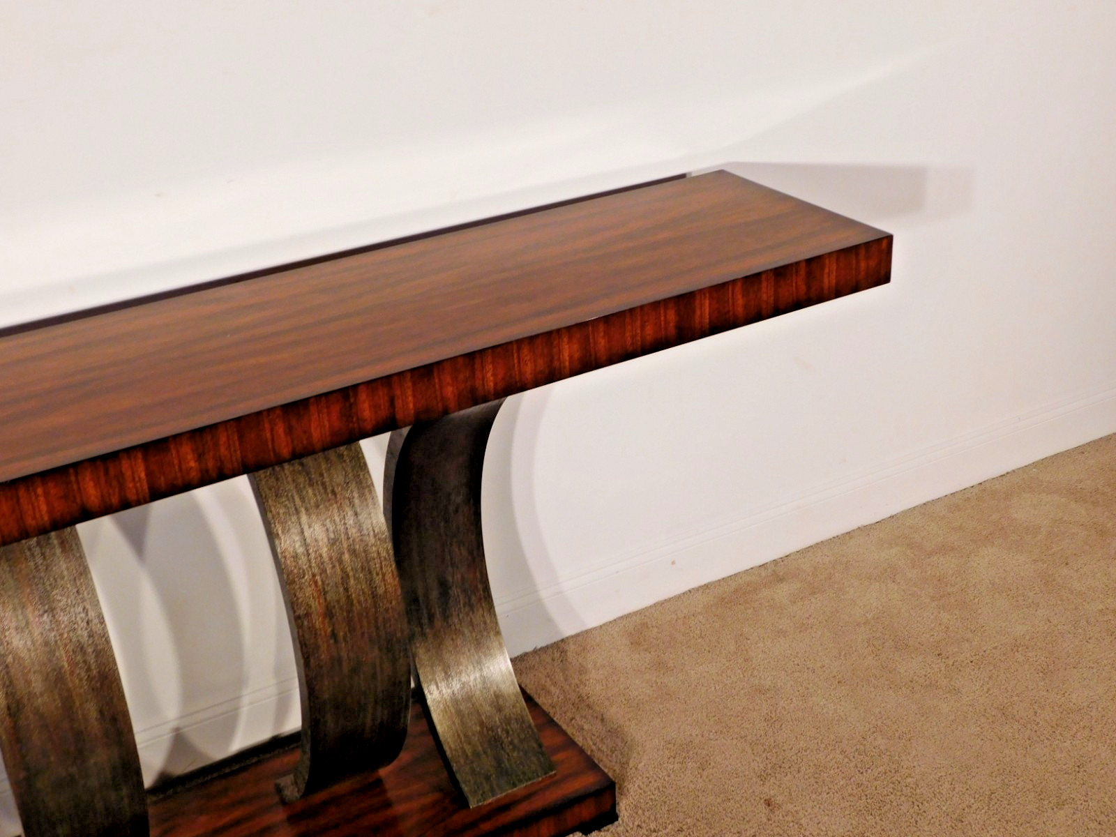 Theodore Alexander TA Vanucci Eclectics Inward Curve Console Entry Sofa Table