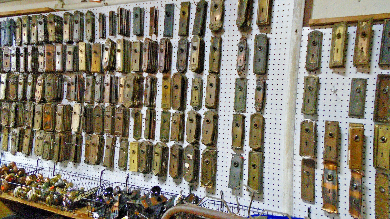 BARROWS #342 ENTRY LOCK w/CYLINDER & KEYS – 7 7/8″ FACEPLATE (12141)
