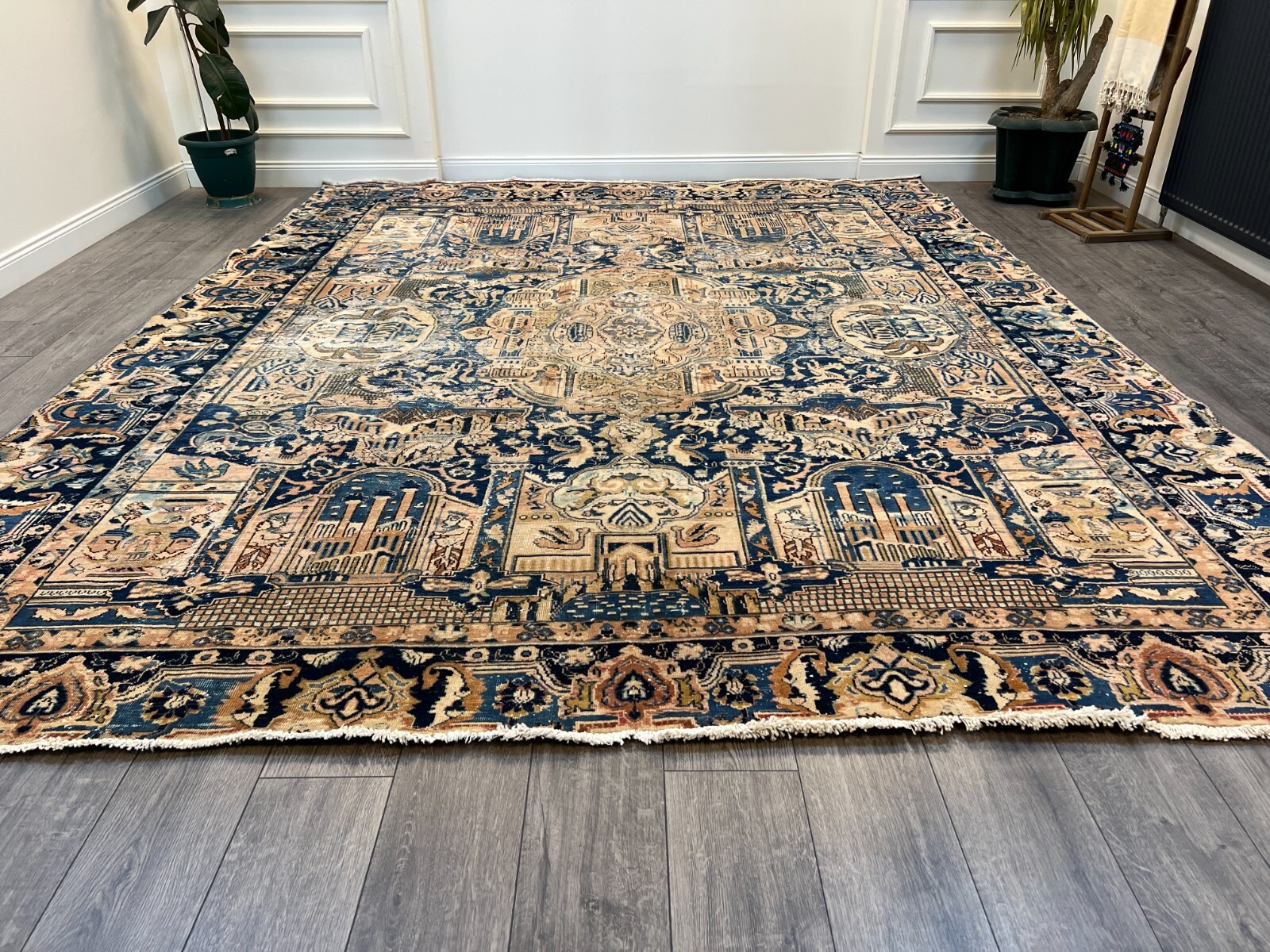 Unique Persian Big Size Rug, Handmade Rug, Oriental Rug, Wool Rug 9.8×12.1 ft