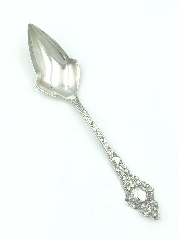 Vintage Antique Saart Brothers Sterling Silver .925 Art Nouveau Grapefruit Spoon