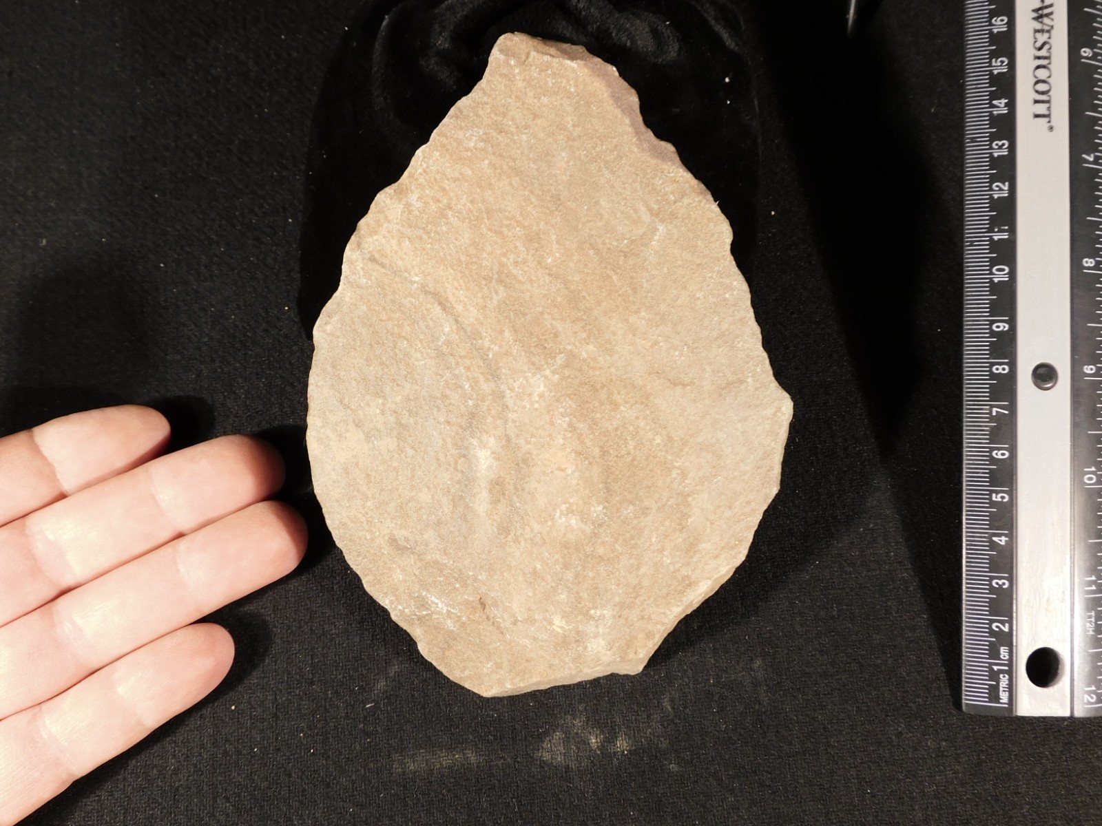 Big! One Million Year Old! Early Stone Age ACHEULEAN Hand AXE Mali 536gr