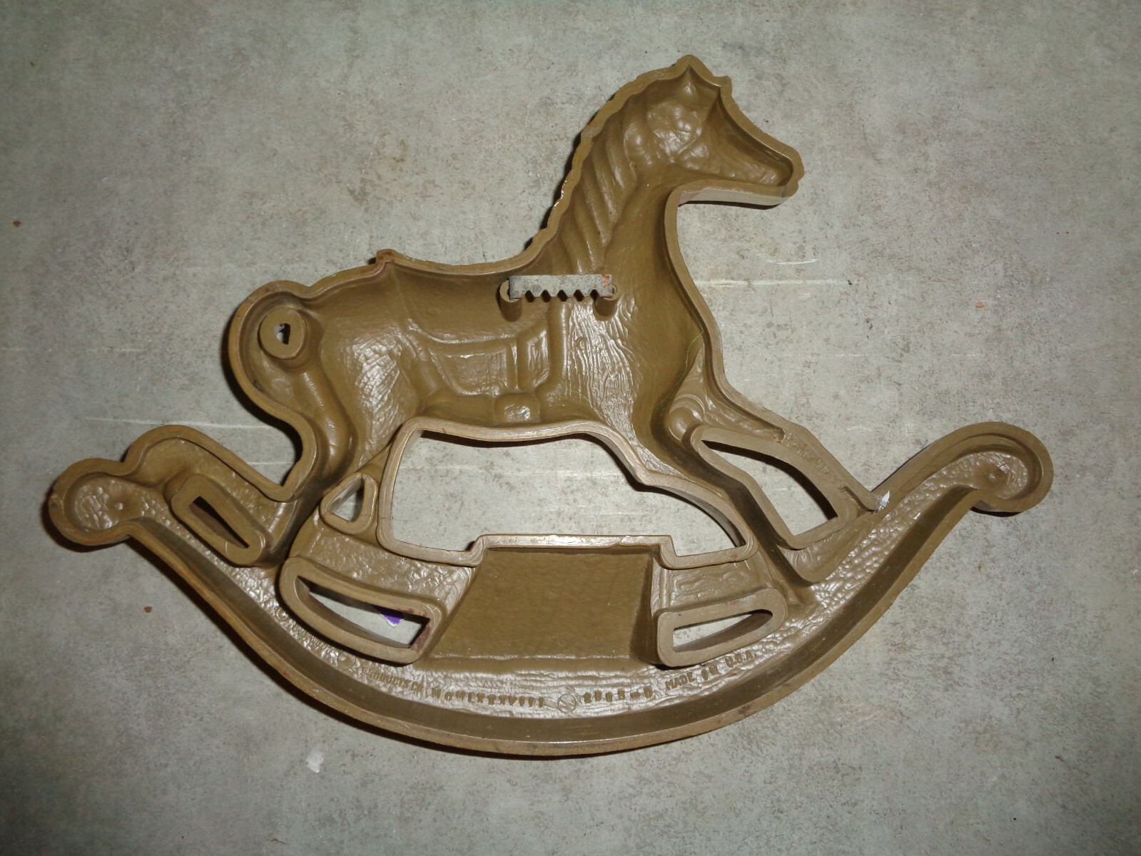 Vintage BURWOOD PRODUCTS Rocking Horse WALL HANGING Made in USA 13 1/2 inches