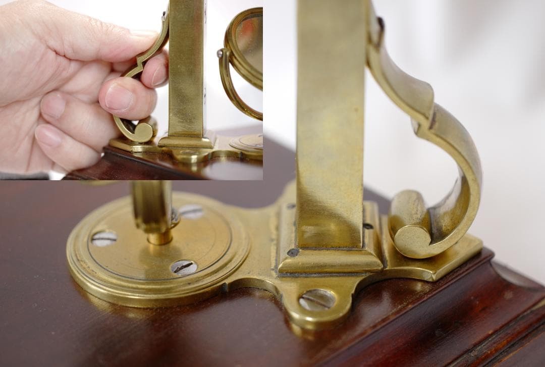 microscope antique collectible John Cuffe’s compound microscope Maltese cross