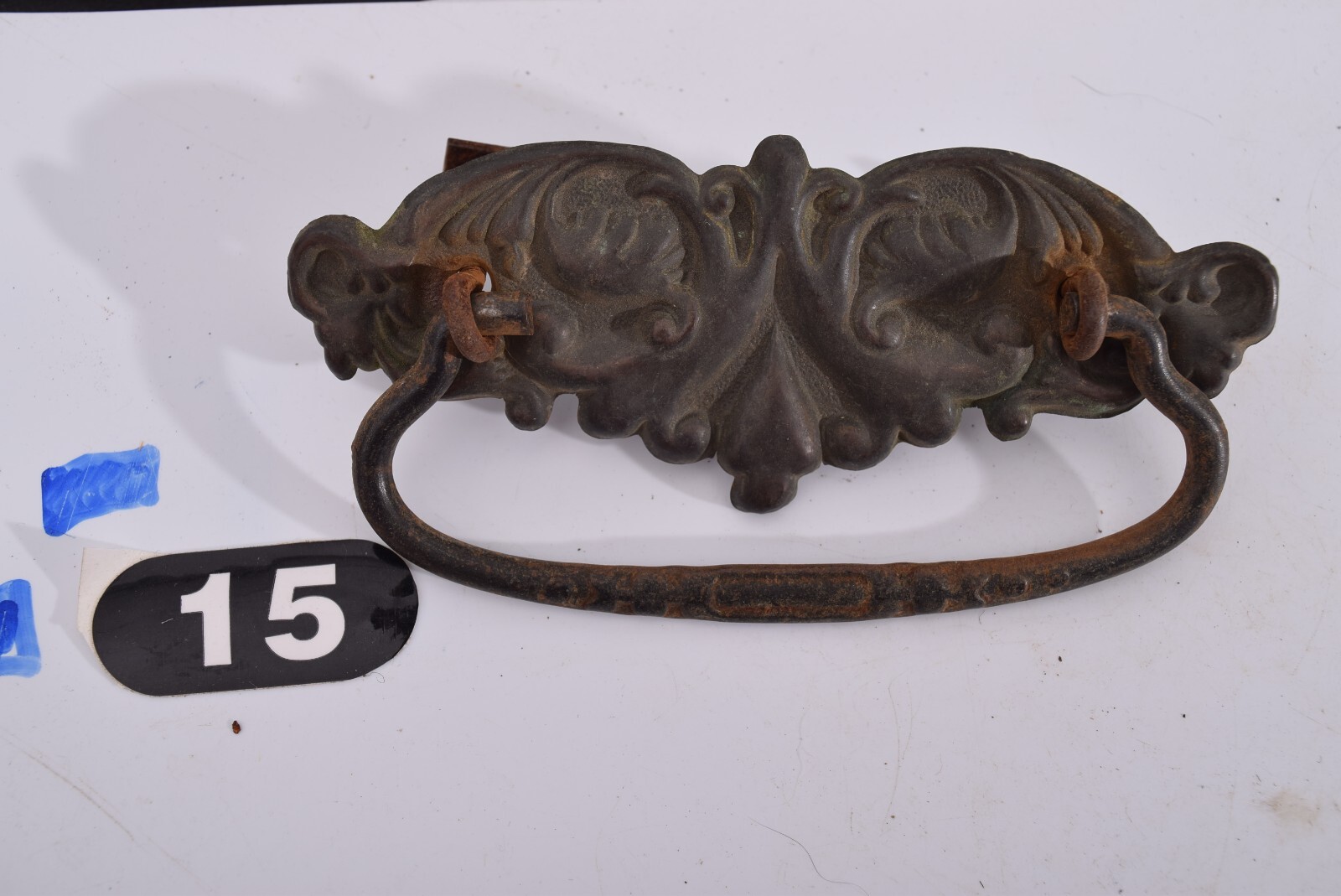 Salvaged Antique Variations – 19th Century Pressed Brass Bail Pull(s) & Hardware