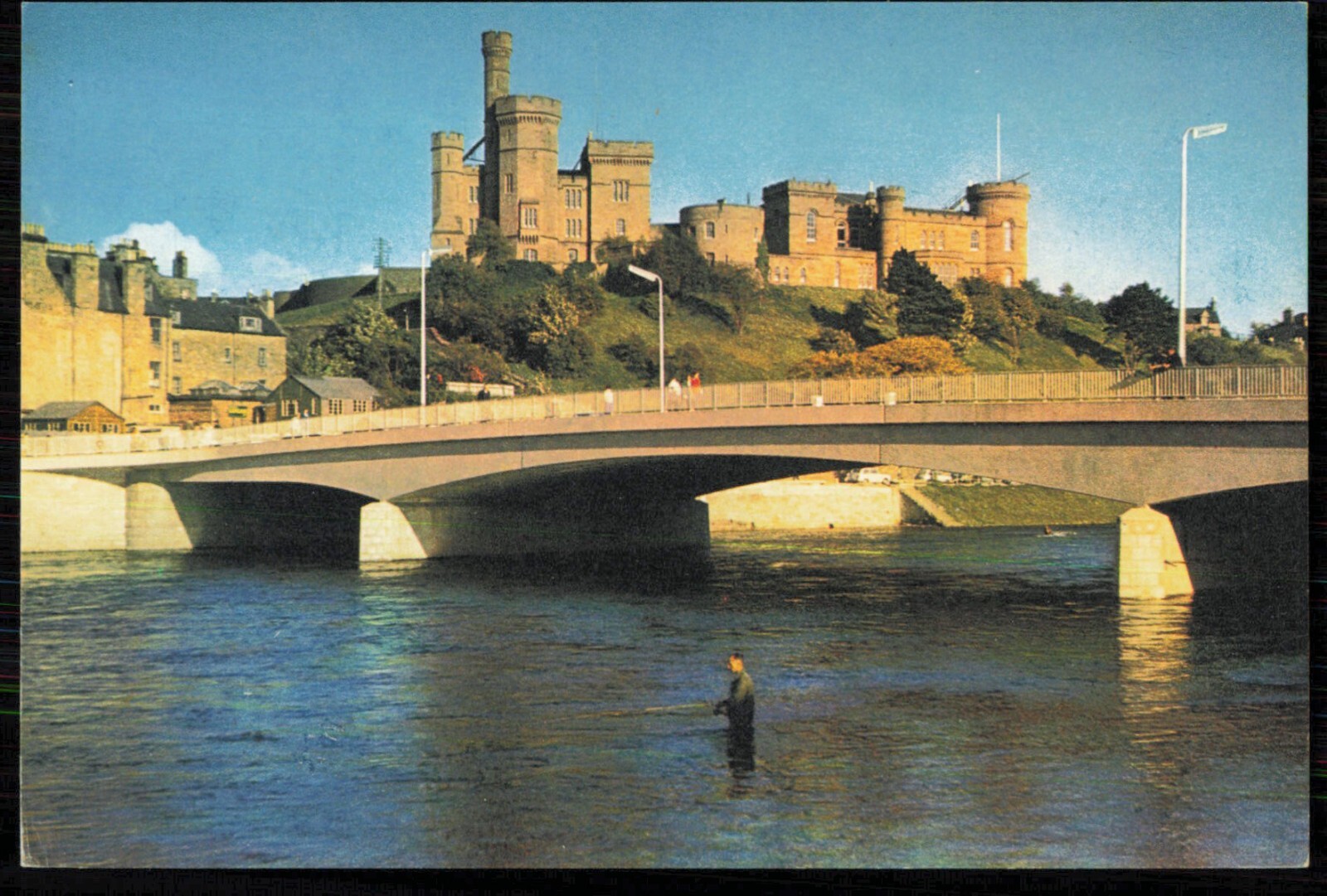 Iverness Castle and Ness Bridge Postcard