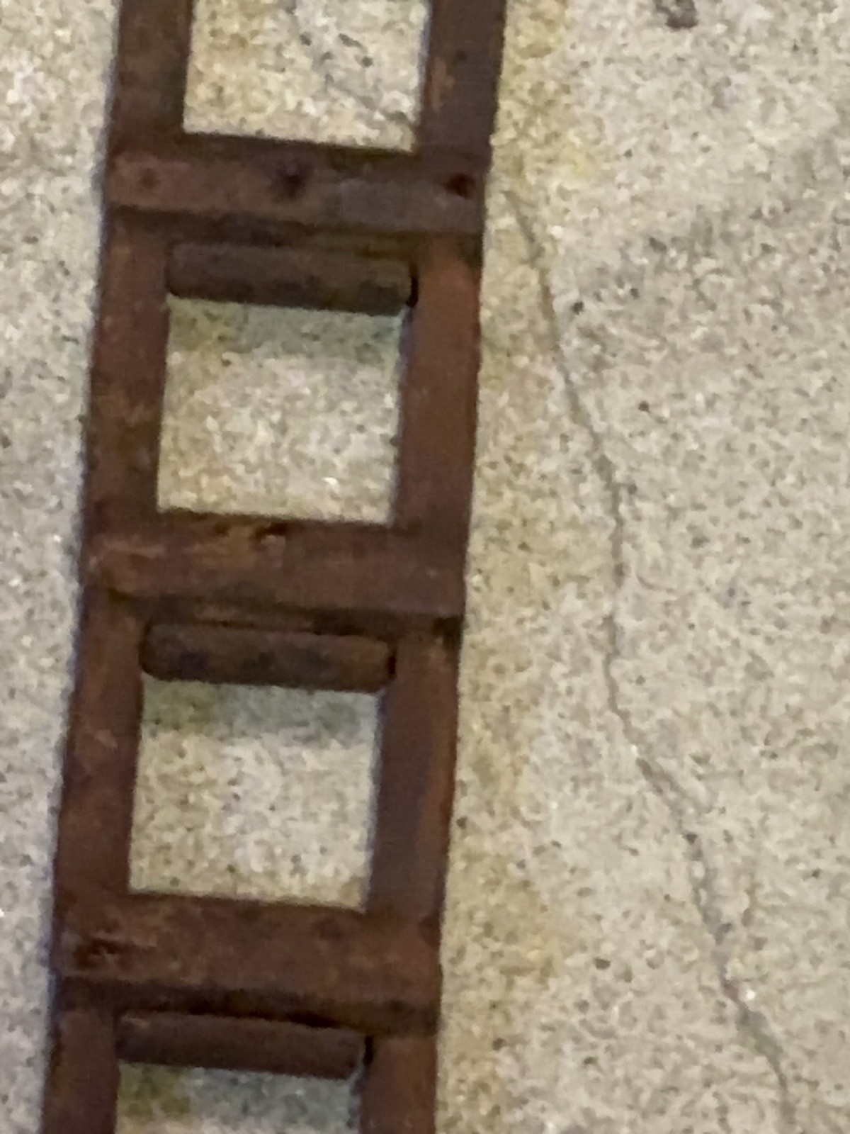 Rusty Chain Square Link Farm Machinery Industrial Steampunk Flat Vintage 8 +’