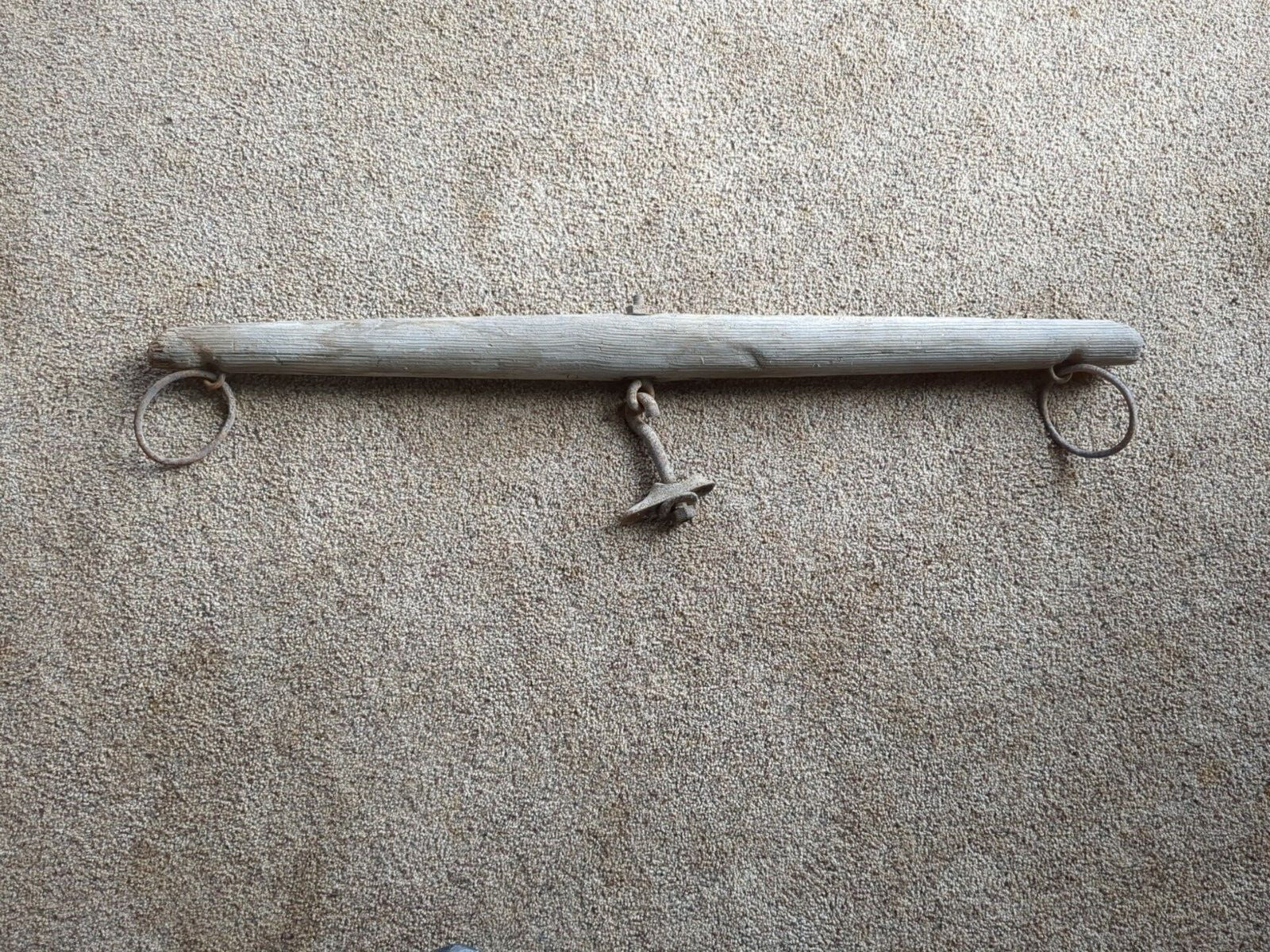 Antique, Primitive, Rustic, 40-in Horse Evener, Yolk.