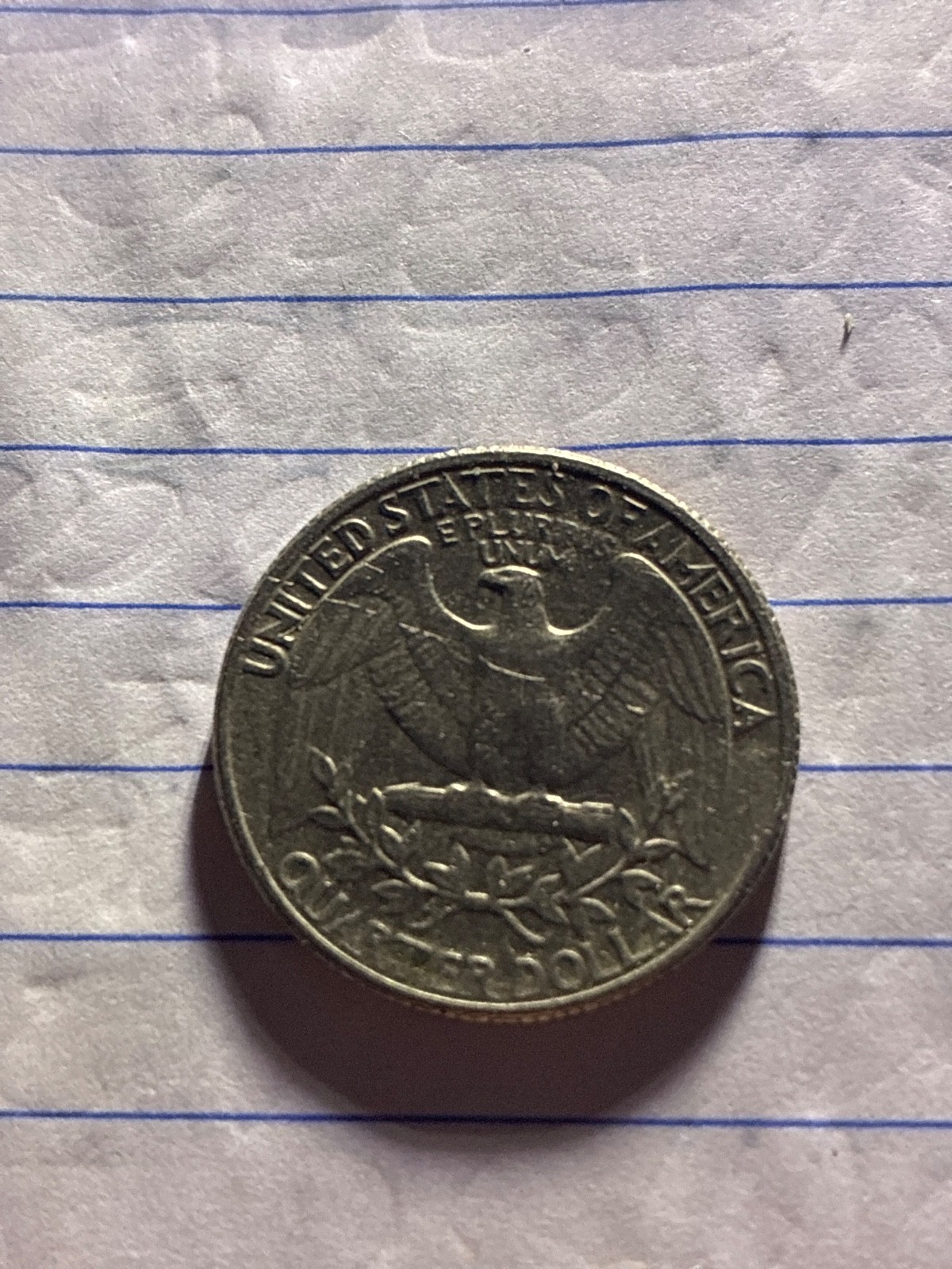 RARE 1982-P QUARTER ~ FILLED MINT MARK ERROR / In Liberty/in God We Trust /year