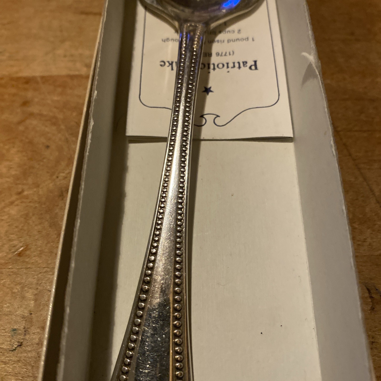 Vintage Eagle Patriotic Cake/Pie Server Oneida Community Bicentennial 1776 1976