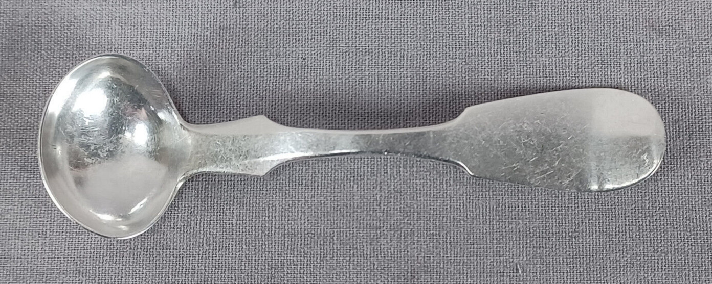 Osman Reed Philadelphia Coin Silver Salt Spoon Circa 1830-1857