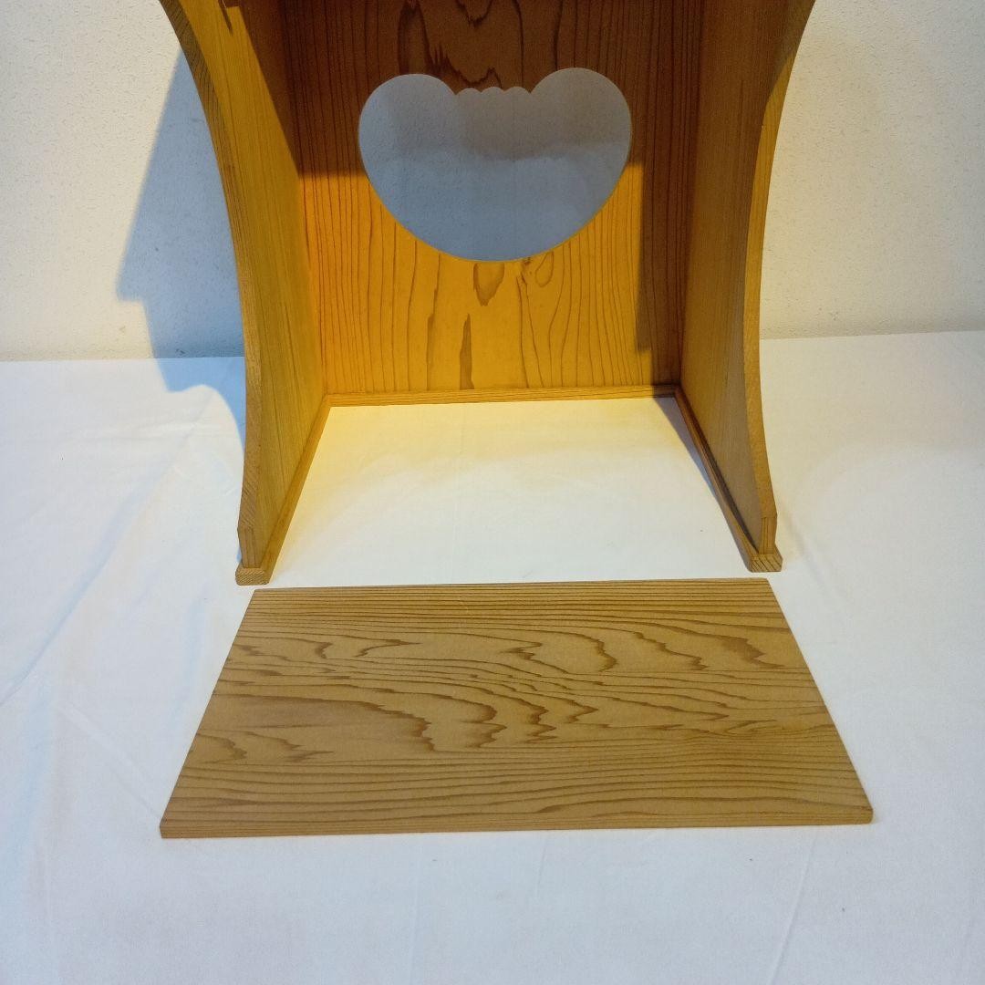 Japanese Tea Ceremony Cedar Hokodana Shelf Wooden Tana Tea Utensil Stand