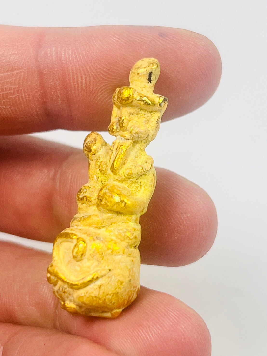 Laos Hermit Gold Leklai Buffalo Mountain Cave Love sex wealth attraction Amulet