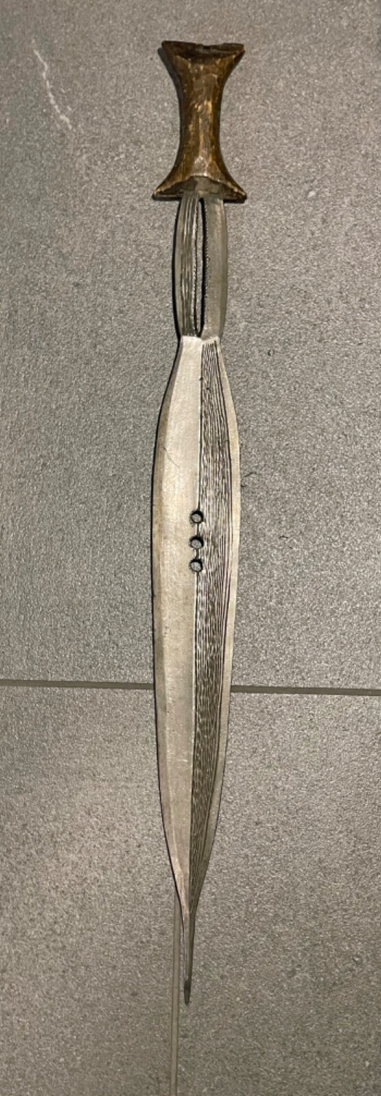 BOA KNIFE African prestige weapon from Democratic Republic of the Congo