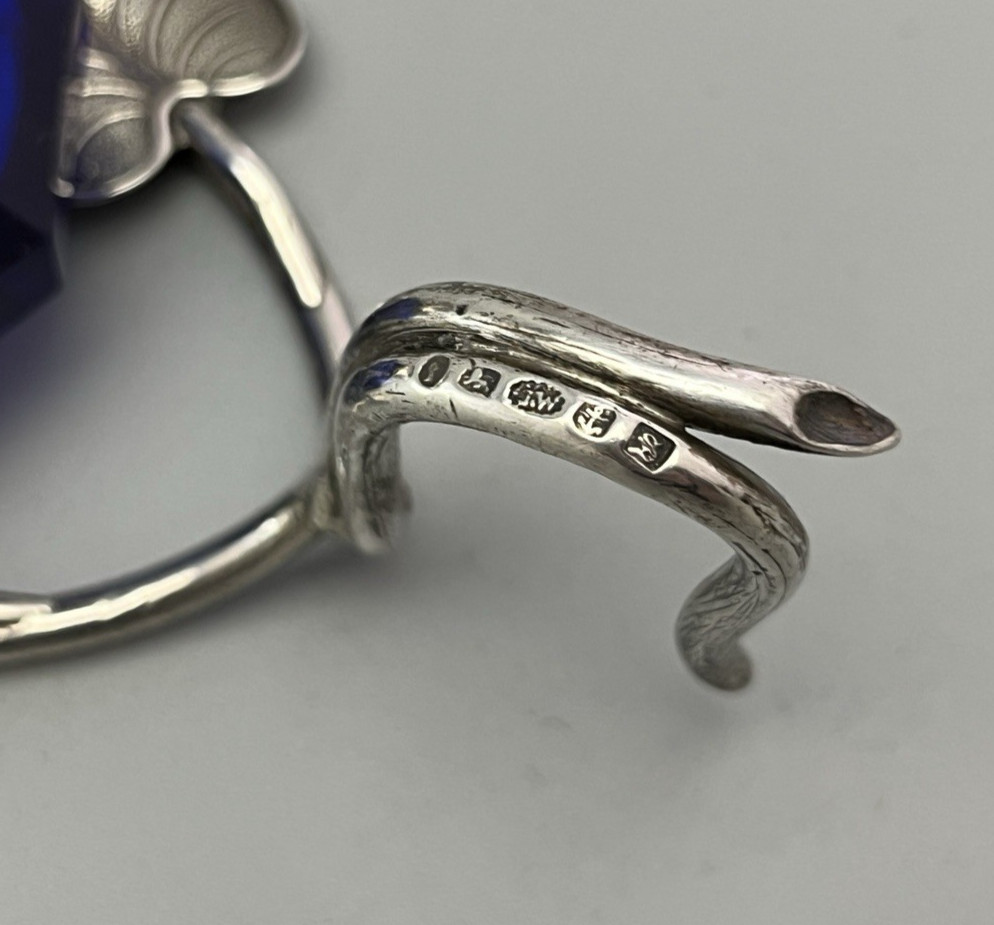 Rare Victorian Silver Inkwell Joseph WIllmore Birmingham 1841 BBLZX